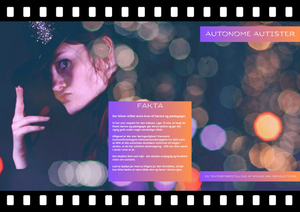 Forside til brochure for Autonome Autister, 2024.