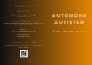 Forside til program for Autonome Autister, 2026. Link til fuldt program PDF.